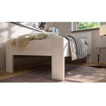 Posteľ JOHANA I buk/biela, 100x200 cm 6