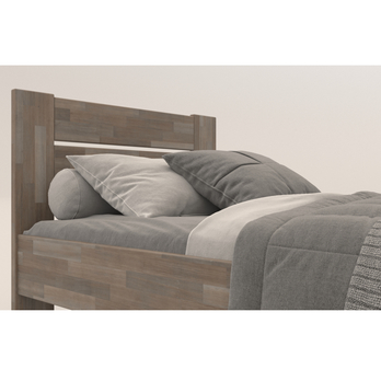 Posteľ JOHANA I buk/sivá, 100x200 cm 5