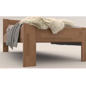 Posteľ JOHANA I dub/orech svetlý, 100x200 cm 4