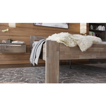 Posteľ JOHANA I buk/sivá, 120x200 cm 3