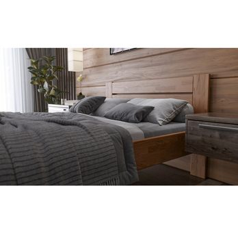 Posteľ JOHANA I dub/orech svetlý, 120x200 cm 2