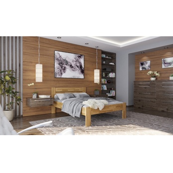 Posteľ JOHANA II dub, 140x200 cm 1