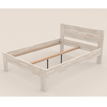 Posteľ JOHANA II buk/biela, 140x200 cm 2