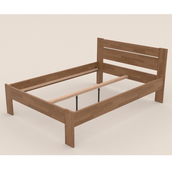 Posteľ JOHANA II dub/svetlý orech, 140x200 cm 2