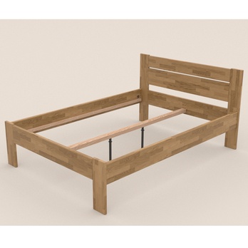 Posteľ JOHANA II dub, 140x200 cm 2