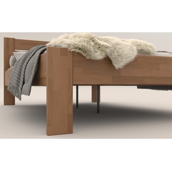 Posteľ JOHANA II dub/svetlý orech, 140x200 cm 4