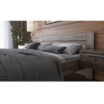 Posteľ JOHANA II buk/sivá, 160x200 cm 4