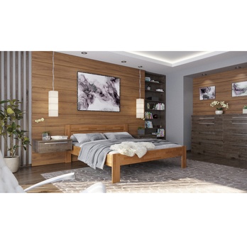 Posteľ JOHANA II dub/svetlý orech, 160x200 cm 1