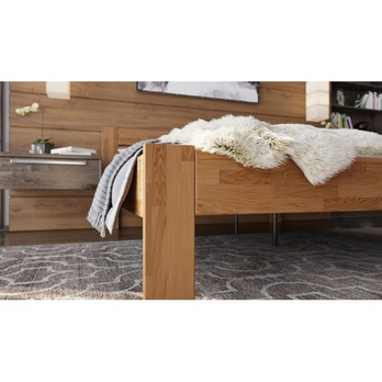 Posteľ JOHANA II dub/svetlý orech, 160x200 cm 5