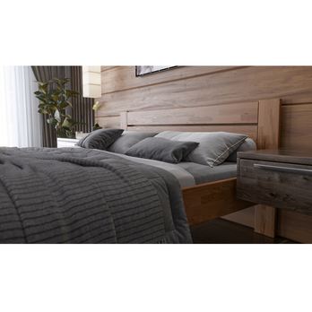 Posteľ JOHANA II dub/svetlý orech, 160x200 cm 6