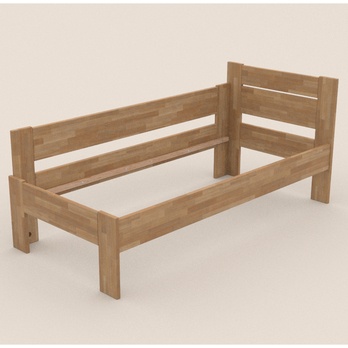 Rohová posteľ JOHANA buk/ľavá, 100x200 cm 2