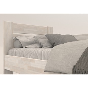 Rohová posteľ JOHANA pravá, buk/biela, 80x200 cm 5