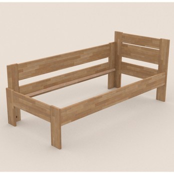 Rohová posteľ JOHANA buk/ľavá, 80x200 cm 2