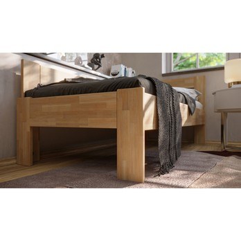 Rohová posteľ JOHANA buk/ľavá, 80x200 cm 6