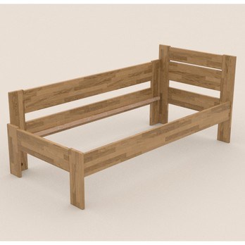 Rohová posteľ JOHANA dub/ľavá, 80x200 cm 2