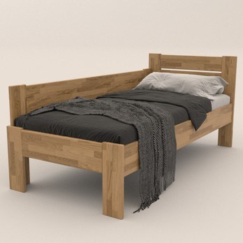 Rohová posteľ JOHANA dub/ľavá, 90x200 cm 6