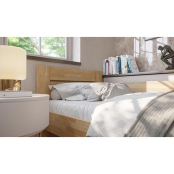 Rohová posteľ JOHANA buk/pravá, 100x200 cm 4