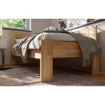 Rohová posteľ JOHANA buk/pravá, 100x200 cm 6