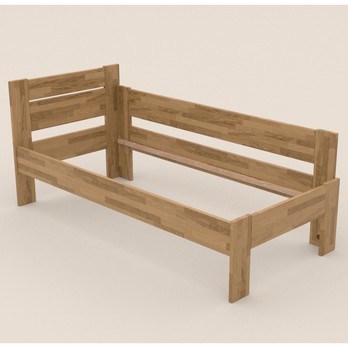 Rohová posteľ JOHANA dub/pravá, 90x200 cm 2