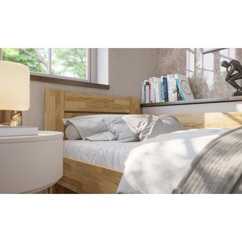 Rohová posteľ JOHANA dub/pravá, 100x200 cm 3