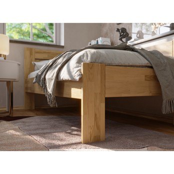 Rohová posteľ JOHANA dub/pravá, 100x200 cm 6