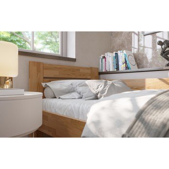 Rohová posteľ JOHANA dub/pravá, 100x200 cm 7