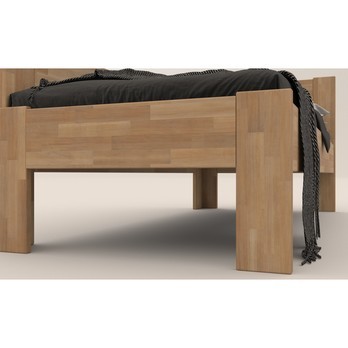 Rohová posteľ JOHANA buk/ľavá, 100x200 cm 4