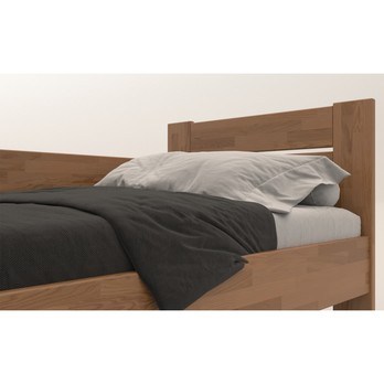 Rohová posteľ JOHANA ľavá, dub/svetlý orech, 100x200 cm 5