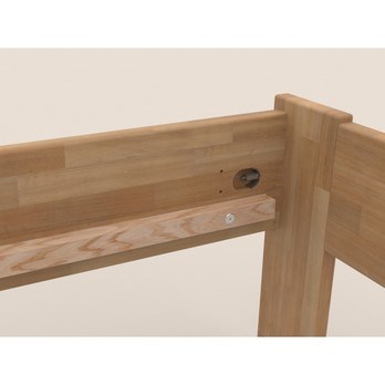 Rohová posteľ JOHANA ľavá, buk/prírodná, 120x200 cm 4