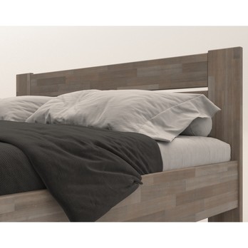 Rohová posteľ JOHANA ľavá, buk/sivá, 120x200 cm 3