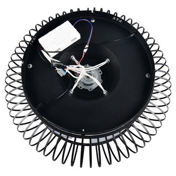 Stropné svietidlo s ventilátorom JOHANNA čierna 4