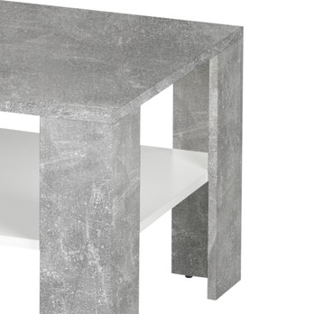 Konferenčný stolík JOKER 66 betón/biela 1