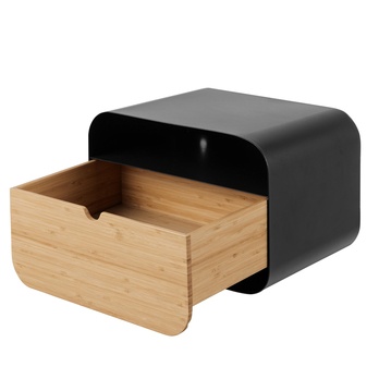 Nočný stolík JOLIE 2 bambus/čierna 4