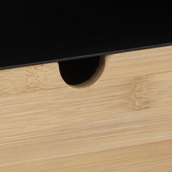 Nočný stolík JOLIET prírodná/čierna 8