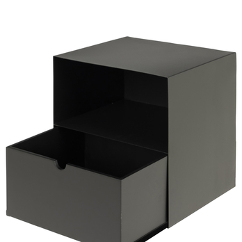 Nočný stolík JOLIET čierna 4