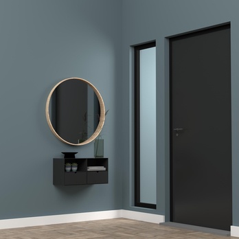 Nočný stolík JOLIET čierna 9