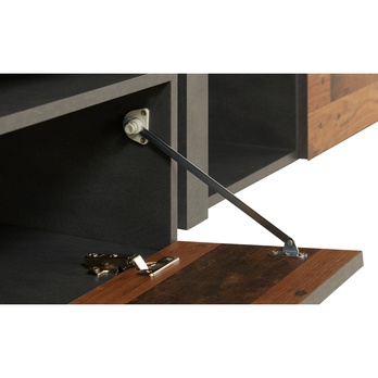 Obývacia stena JONES antracitová/old style 9