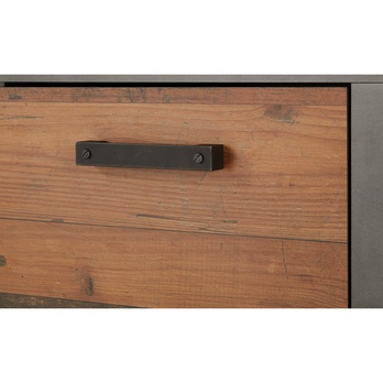 Obývacia stena JONES antracitová/old style 10