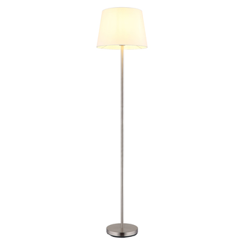 Stojaca lampa JORIS biela/nikel 2