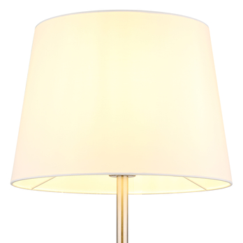 Stojaca lampa JORIS biela/nikel 4