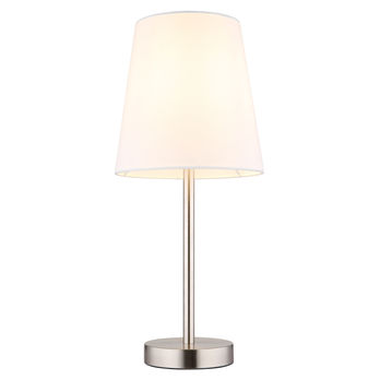 Stolná lampa JORIS biela/nikel 3