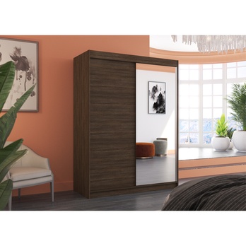 Šatníková skriňa JORN čokoládová 1