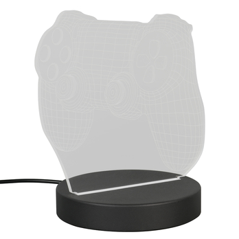 Stolná LED RGB lampa JOY čierna/priehľadná 5
