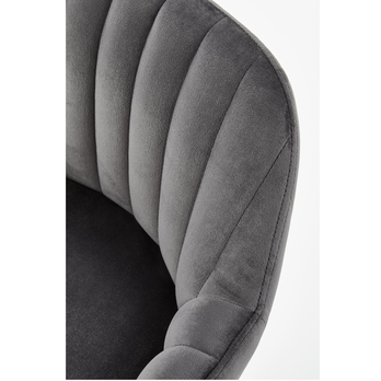 Barová stolička JUANA orech/tmavosivá 4