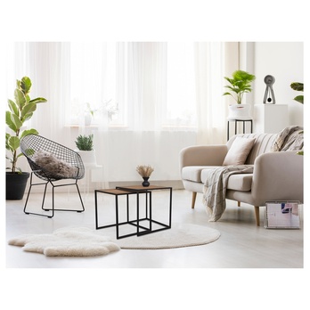 Sada prístavných stolíkov JUDITH čierna/dub artisan, sada 2 ks 1