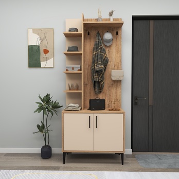 Predsieňová zostava JULENDOR béžová/borovica atlantic 2