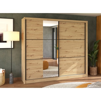 Šatníková skriňa JULISSA IV dub artisan 1