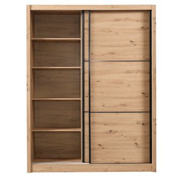 Šatníková skriňa JULISSA dub artisan 2