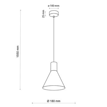 Závesné svietidlo JUMP 2 čierna 5