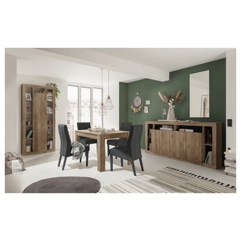 Jedálenský stôl JUPITER 3 dub tmavý 1